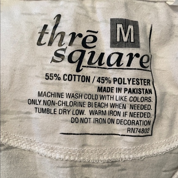 Auburn Tigers Women's White V-Neck Burnout T-shirt Size Medium War Eagle EUC - Picture 7 of 7